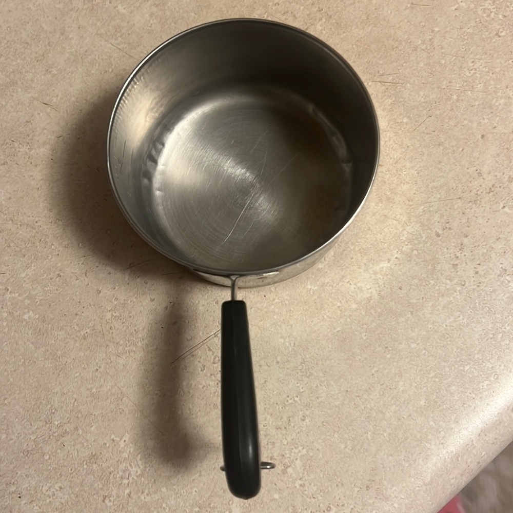 VINTAGE 60s REVERE WARE COPPER BOTTOM 1 CUP MINI SAUCE PAN BUTTER WARMER